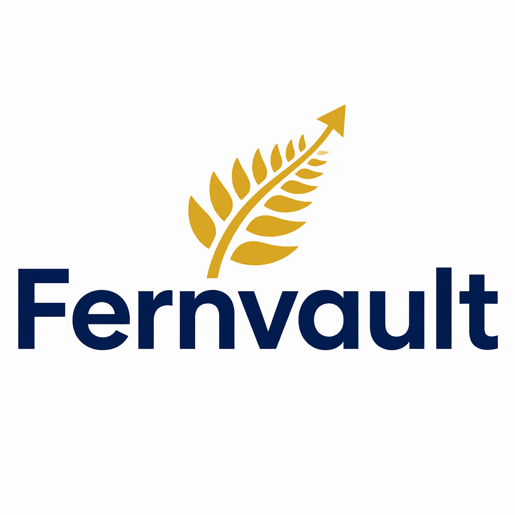 Fernvault, a wordmark example