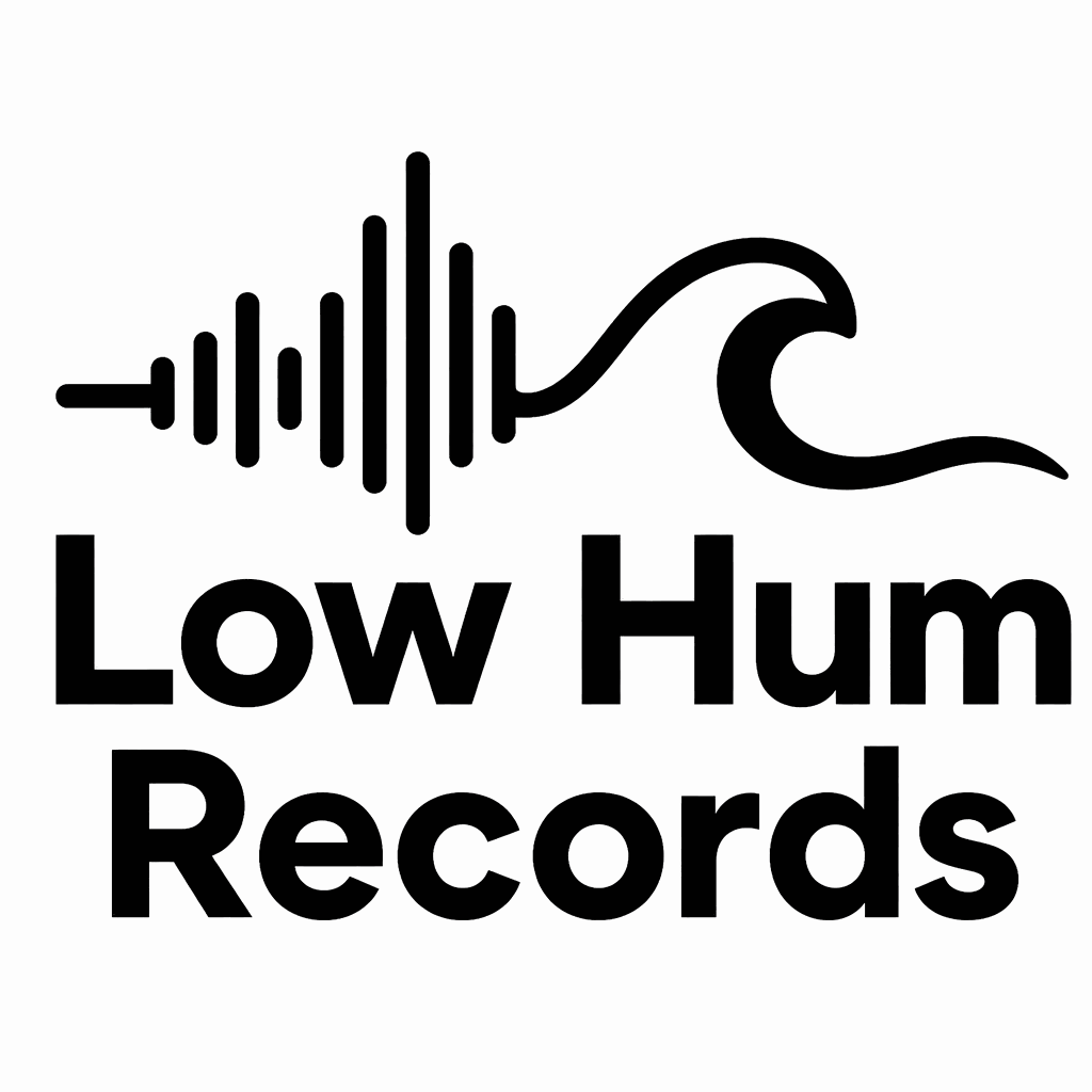 Low Hum Records, a wordmark example