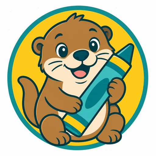 Otter Art Club, a mascot example