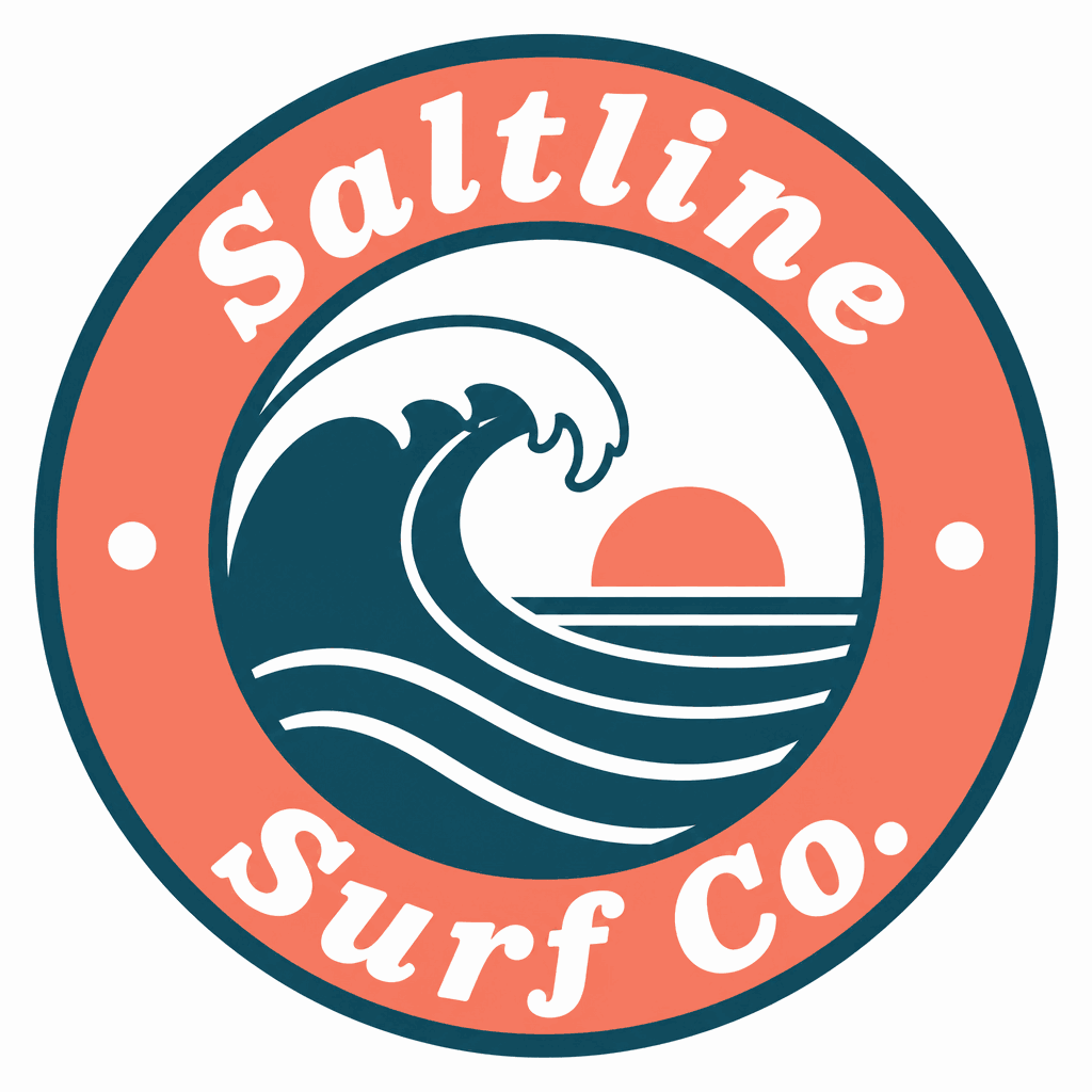 Saltline Surf Co., a badge example